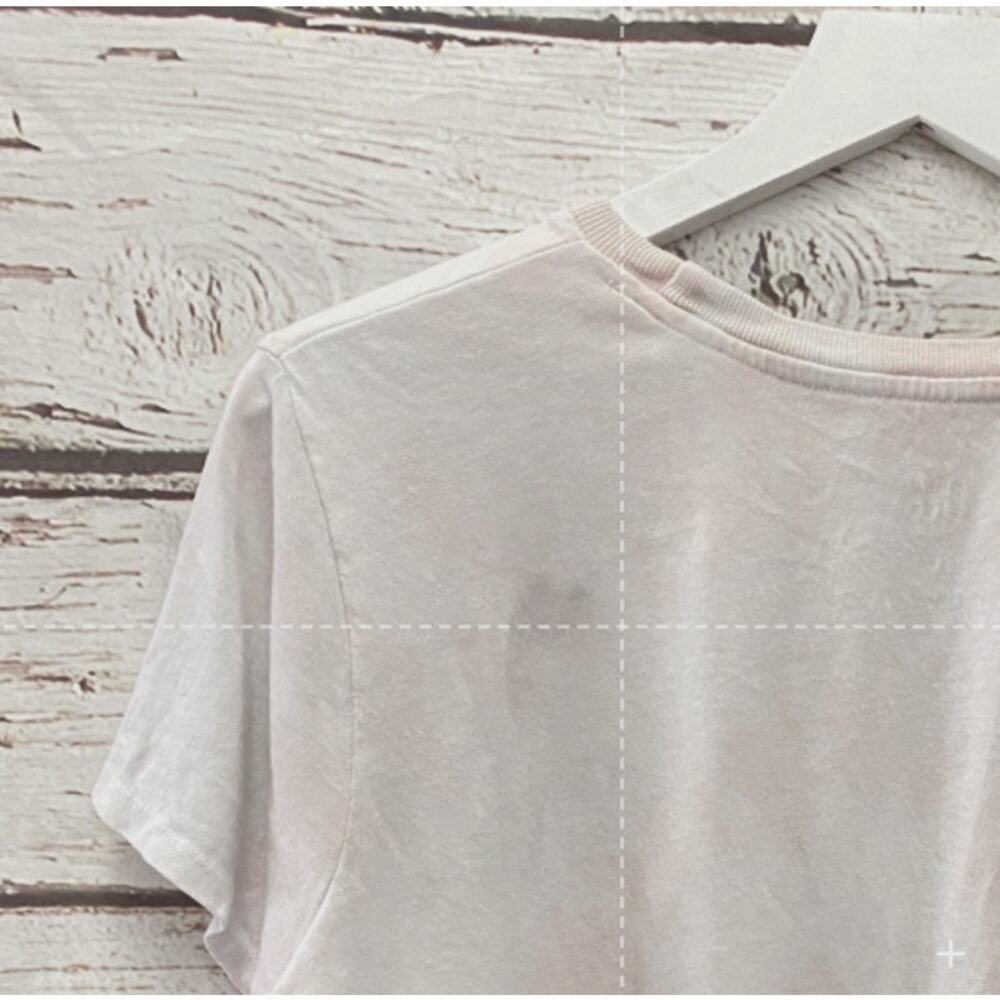 PURA VIDA Live Slow Sloth Tie Dye Graphic Crop Top Tee Pink Size Large - Picture 6 of 7